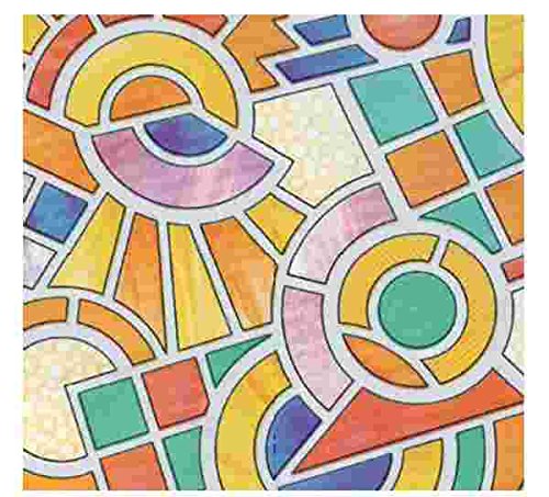 Bunte Fensterfolie Nimes Adhesive - Klebefilm Bleiglas Look 0,45 m x 2 m bunt Bunte Fensterfolie Nimes Adhesive - Klebefilm Bleiglas Look 0,45 m x 2 m bunt von gekkofix
