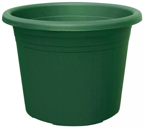 Blumentopf CYLINDRO olivgrün rund aus Kunststoff, Farbe:olivgrün;Durchmesser:20 cm von geli Thermo Plastic