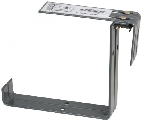 Halter für Standard Balkonkasten, Farbe:anthrazit Halter für Standard Balkonkasten, Farbe:anthrazit von Geli