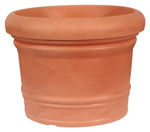 Pflanzkübel PALERMO aus Kunststoff, Farbe:impruneta;Durchmesser:50 cm von geli Thermo Plastic