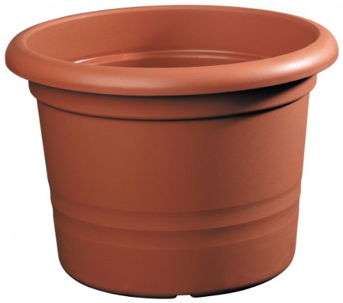 Pflanzkübel MONTANA rund aus Kunststoff, Farbe:terracotta;Durchmesser:30 cm von geli Thermo Plastic