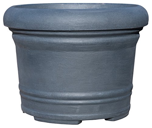Pflanzkübel PALERMO aus Kunststoff, Farbe:anthrazit;Durchmesser:50 cm von Geli