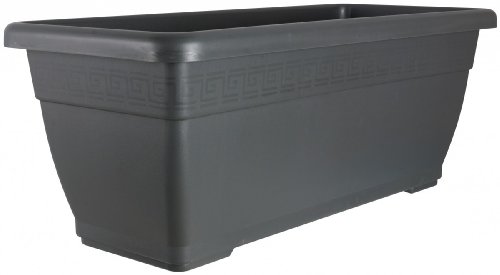 Pflanzkübel PLATO aus Kunststoff in verschiedenen Farben, Farben:anthrazit 38;Länge:100 cm Pflanzkübel PLATO aus Kunststoff in verschiedenen Farben, Farben:anthrazit 38;Länge:100 cm von Guoml
