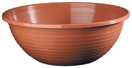 Pflanzschale 44cm rund terracotta von geli Thermo Plastic