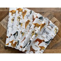 Hund Stoffservietten, Hundeliebhaber, Papierlose Handtücher, Golden Retriever, Dalmatiner Hund Stoffservietten, Hundeliebhaber, Papierlose Handtücher, Golden Retriever, Dalmatiner von generationMe