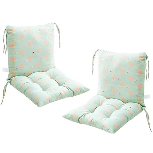 2er Set Niedriglehner Auflagen Set Stuhlauflage,40x80cmAbnehmbarem Rückenlehne Auflage für Stühle Bänke in Haus und Garten Sitzkisse(Style5) von generic
