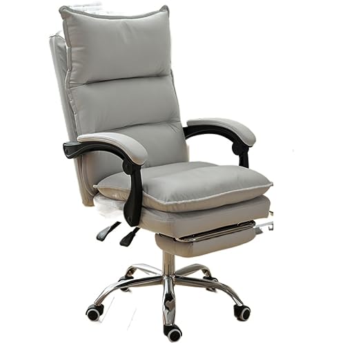 Chefsessel, ergonomisch, hohe Rückenlehne, höhenverstellbar, Computerstuhl für Zuhause und die Arbeit, bequemer Schreibtischstuhl mit Lordosenstütze, für Gaming und Büro von generic