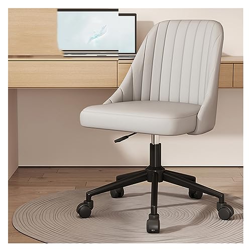 Chefsessel, ergonomischer, höhenverstellbarer Schreibtischstuhl mit mittlerer Rückenlehne, stilvolles Design mit gekreuzten Beinen, für Zuhause und zum Schminken, bequemer Computer-Arbeitsst Chefsessel, ergonomischer, höhenverstellbarer Schreibtischstuhl mit mittlerer Rückenlehne, stilvolles Design mit gekreuzten Beinen, für Zuhause und zum Schminken, bequemer Computer-Arbeitsst von generic