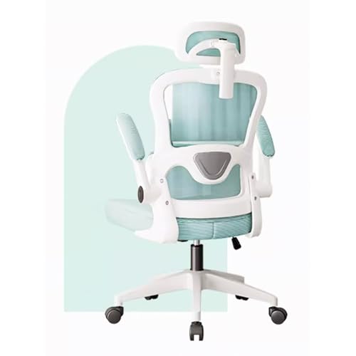 Chefsessel, ergonomischer Gaming-Computerstuhl – mit adaptiver Lordosenstütze, 4-Fach verstellbare Kopfstütze, hochklappbare Armlehnen, 35°-Wippfunktion – Farbe: Blau, für Zuhause und das AR Chefsessel, ergonomischer Gaming-Computerstuhl – mit adaptiver Lordosenstütze, 4-Fach verstellbare Kopfstütze, hochklappbare Armlehnen, 35°-Wippfunktion – Farbe: Blau, für Zuhause und das AR von generic