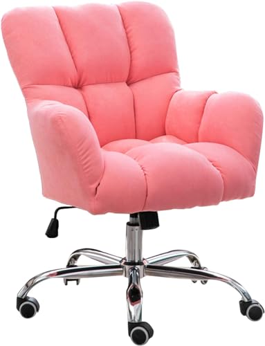 Chefsessel, ergonomischer Schreibtisch für das Homeoffice – Drehstuhl mit mittlerer Rückenlehne und Lordosenstütze, anhebbares Design für Gaming und Arbeit, 60 x 46 x 95 cm von generic