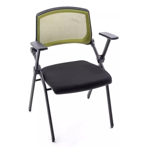 Chefsessel, klappbar, bequem, für Schulungen – ergonomischer Computerstuhl mit Rückenlehne, ideal für Schlafsäle, Büros, Konferenzen, Mahjong und Arbeitszimmer – platzsparendes Design von generic
