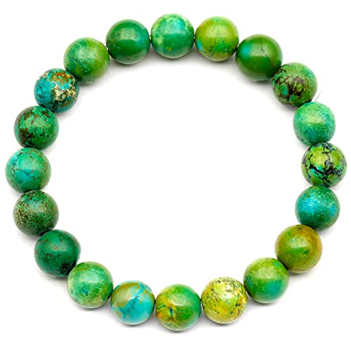 Dehnbares grünes Türkisarmband mit 8-mm-Perlen, echter grüner Kristall, Sternzeichen Schütze, Edelsteinschmuck, Heilkristall, langlebiges Modeaccessoire. Dehnbares grünes Türkisarmband mit 8-mm-Perlen, echter grüner Kristall, Sternzeichen Schütze, Edelsteinschmuck, Heilkristall, langlebiges Modeaccessoire. von generic