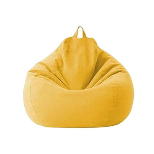 Extra großer Lazy Sofabezug für Sitzsack-Stuhl, flauschige Tatami-Liege für Erwachsene, geeignet für Wohnzimmer und Schlafzimmer, keine Füllung, Gelb, 100 x 120 cm, 100 x 120 cm Extra großer Lazy Sofabezug für Sitzsack-Stuhl, flauschige Tatami-Liege für Erwachsene, geeignet für Wohnzimmer und Schlafzimmer, keine Füllung, Gelb, 100 x 120 cm, 100 x 120 cm von generic