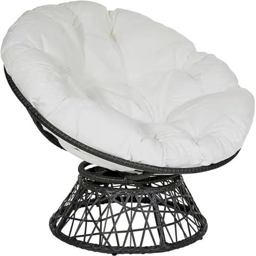 Hängendes Korbkissen,Stuhlkissen Polster für Hängekorb wasserdichte Hängesesselkissen Hängender Korbstuhl Pad Weich Verdickte Schaukel Stuhlkissen Outdoor(8,80x80cm) von generic