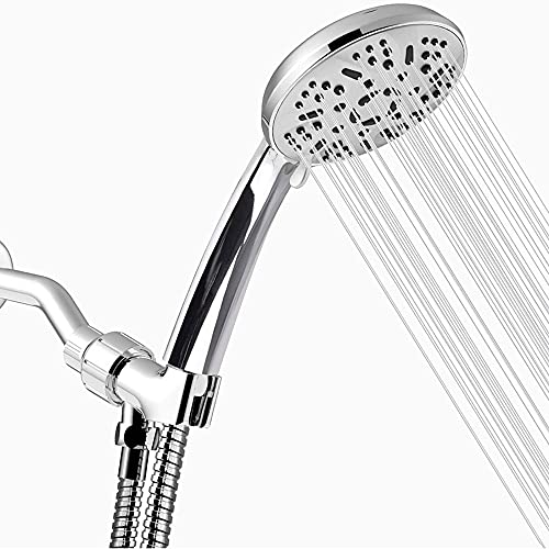 Handbrausen, Duschkopf mit Schlauch – 9 Moduseinstellungen Luxuriöse Spa-Duschköpfe mit Handbrause – Hochdruck-Duschkopf und Schlauchset für Badezimmer Handbrausen, Duschkopf mit Schlauch – 9 Moduseinstellungen Luxuriöse Spa-Duschköpfe mit Handbrause – Hochdruck-Duschkopf und Schlauchset für Badezimmer von generic