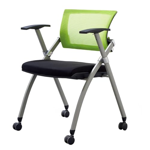 Klappbarer Chefsessel mit Rollen – Ergonomischer Netz-Konferenzstuhl, klappbarer Sessel für Homeoffice, Küche und Esszimmer, zum Lernen und Trainieren von generic