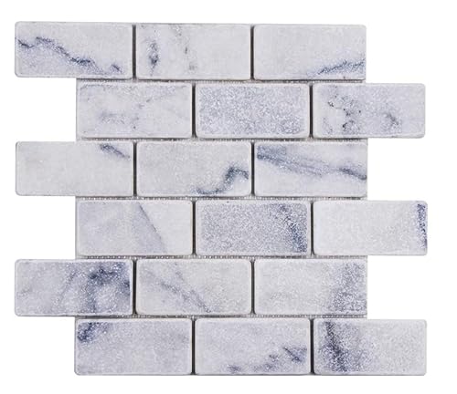 Mosaik Fliese Marmor Naturstein 5 x 10 Brick Carrara Antik Marmor Mosaikfliesen Marble für BODEN WAND BAD WC DUSCHE KÜCHE FLIESENSPIEGEL THEKENVERKLEIDUNG BADEWANNENVERKLEIDUNG Mosaikmatte Mosaik Fliese Marmor Naturstein 5 x 10 Brick Carrara Antik Marmor Mosaikfliesen Marble für BODEN WAND BAD WC DUSCHE KÜCHE FLIESENSPIEGEL THEKENVERKLEIDUNG BADEWANNENVERKLEIDUNG Mosaikmatte von generic