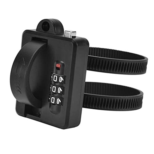 Multifunktionale Motorrad Griff Schloss Universal diebstahl Passwort diebstahl Lock Lock U6V8 Helm Haken Lock Lock von generic