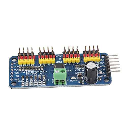 PWM Servo -Treiber 16 Channel Motor Drive Board Modul PCA9685 Bequemer Steuerroboter PWM Servo -Treiber 16 Channel Motor Drive Board Modul PCA9685 Bequemer Steuerroboter von generic