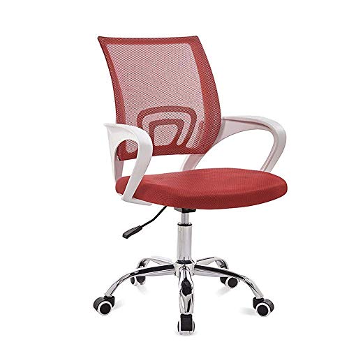 Professioneller Bürostuhl mit Lordosenstütze für Bürostühle, ergonomischer Bürostuhl, drehbarer Schreibtischstuhl mit Lordosenstütze, Computernetz mit Armlehne, schwarz, Rahmen schwarz, blau von generic