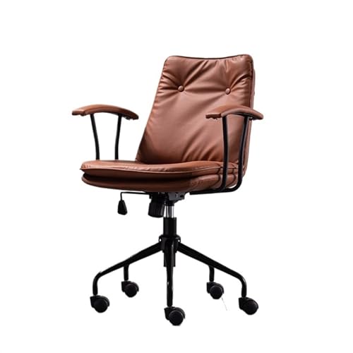 Professioneller Executive-Bürostuhl aus PU-Leder, bequemer moderner Schreibtischstuhl für das Home-Office mit Rollen und schwarzem Metallfuß, ergonomischer Stuhl, Verstellbarer Drehstuhl, Co Professioneller Executive-Bürostuhl aus PU-Leder, bequemer moderner Schreibtischstuhl für das Home-Office mit Rollen und schwarzem Metallfuß, ergonomischer Stuhl, Verstellbarer Drehstuhl, Co von generic