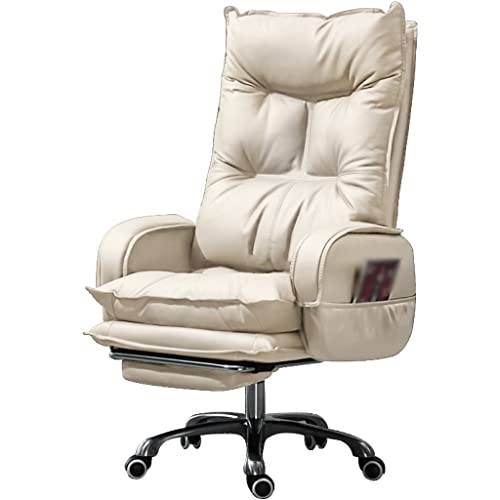 Professioneller ergonomischer Executive-Stuhl mit Fußstütze, drehbarer Liegestuhl mit seitlicher Ablage, bequemer Schreibtischstuhl für das Home-Office, einfach zu montieren, modernes Design von generic