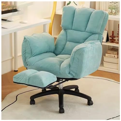 Professioneller ergonomischer Gaming-Stuhl mit Rädern, Liegesessel für das Home-Office, Arbeitszimmerstuhl mit Fußstütze, Bluechair für Wohnzimmer oder Schlafzimmer von generic