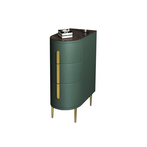 Schlanke Nachttische,moderner Nachttisch mit schwarzer Marmorplatte,Nachttisch mit 3 Schubladen aus gesintertem Stein,Kunstleder und Massivholz Schlanke Nachttische,moderner Nachttisch mit schwarzer Marmorplatte,Nachttisch mit 3 Schubladen aus gesintertem Stein,Kunstleder und Massivholz von generic