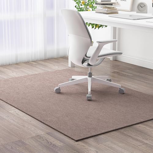 Schreibtischstuhlmatte für Hartböden,rutschfeste BüRostuhl Teppich Waschbar Bodenschutz Matte(Style2,60x90cm) von generic