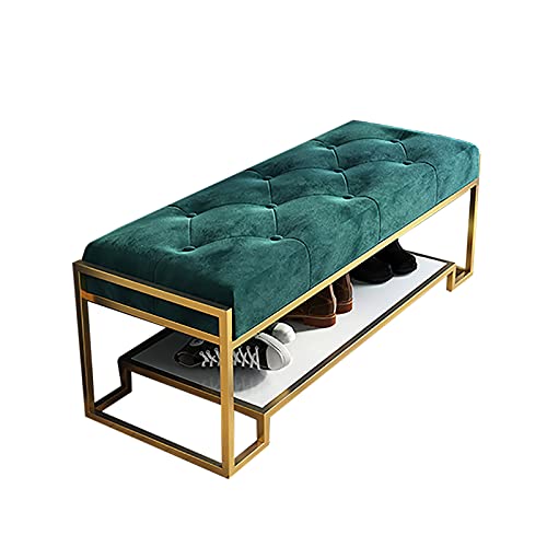 Schuhbank mit Mehreren Aufbewahrungsmöglichkeiten, Schuhregalbank aus Metall mit gepolstertem Sitz, Schuhregal für Eingangsbereich, Flur und Schlafzimmer, modernes Wohndekorstück Schuhbank mit Mehreren Aufbewahrungsmöglichkeiten, Schuhregalbank aus Metall mit gepolstertem Sitz, Schuhregal für Eingangsbereich, Flur und Schlafzimmer, modernes Wohndekorstück von generic