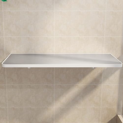 Schwebender Laptop-Schreibtisch, Klapptisch zur Wandmontage, herunterklappbarer Esstisch, wandmontierter Frühstücksbartisch aus Edelstahl, schwebender Laptop-Computertisch, Wäscheregal, 60 x Schwebender Laptop-Schreibtisch, Klapptisch zur Wandmontage, herunterklappbarer Esstisch, wandmontierter Frühstücksbartisch aus Edelstahl, schwebender Laptop-Computertisch, Wäscheregal, 60 x von generic