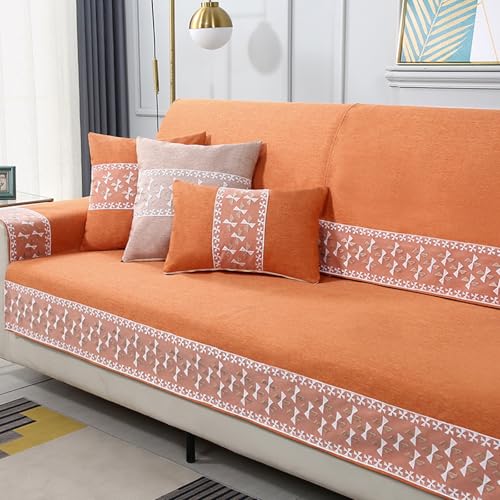 Sofabezug Anti Rutsch Ecksofa L Form Sofaüberwurf Hund Katze Überwurf Hundedecke Sofa Schutzdecke(Style11,90x280cm) von generic