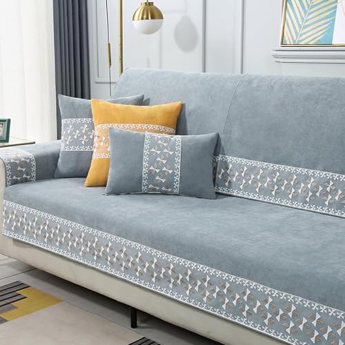 Sofabezug Anti Rutsch Ecksofa L Form Sofaüberwurf Hund Katze Überwurf Hundedecke Sofa Schutzdecke(Style2,90x180cm) von generic