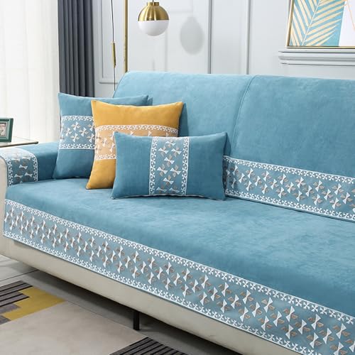Sofabezug Anti Rutsch Ecksofa L Form Sofaüberwurf Hund Katze Überwurf Hundedecke Sofa Schutzdecke(Style4,110x160cm) von generic