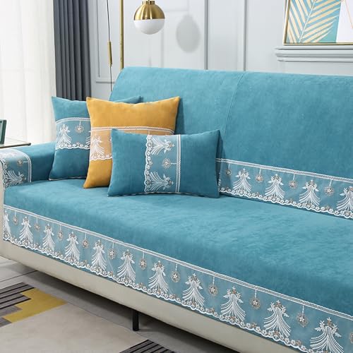 Sofabezug Anti Rutsch Ecksofa L Form Sofaüberwurf Hund Katze Überwurf Hundedecke Sofa Schutzdecke(Style5,110x180cm) von generic