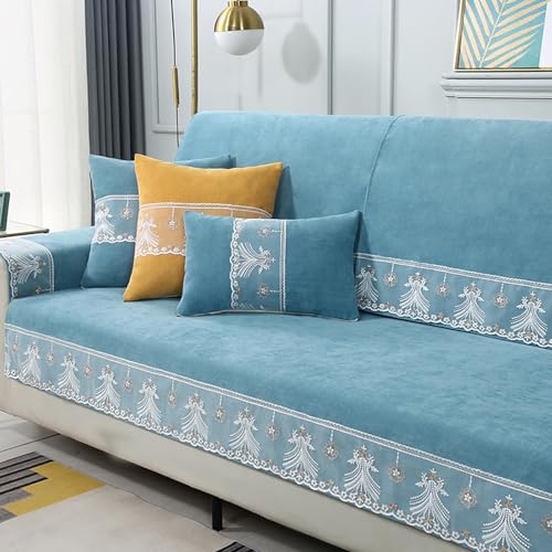 Sofabezug Anti Rutsch Ecksofa L Form Sofaüberwurf Hund Katze Überwurf Hundedecke Sofa Schutzdecke(Style8,90x80cm) von generic
