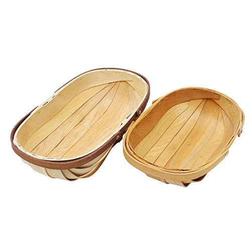 Sussex Aufbewahrungskorb aus Holz, für Lebensmittel, Obst, Gemüse, handgefertigt, Größe L Sussex Aufbewahrungskorb aus Holz, für Lebensmittel, Obst, Gemüse, handgefertigt, Größe L von generies