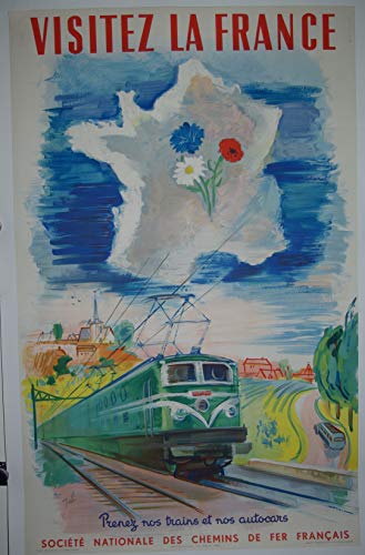 Sncf Poster Reproduktion – Format 50 x 70 cm Papier 300 g – Verkauf der digitalen Datei HD möglich von générique