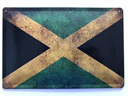 Blechschild 20x30cm gewölbt Jamaika Jamaica Flagge Fahne Vintage Deko Geschenk Schild Blechschild 20x30cm gewölbt Jamaika Jamaica Flagge Fahne Vintage Deko Geschenk Schild von susurrus