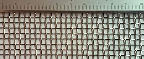 Drahtgeflecht Edelstahl Drahtgewebe mit 3,1 mm Maschenweite, 0,8 mm Drahtstärke. 1m x 50cm Drahtgeflecht Edelstahl Drahtgewebe mit 3,1 mm Maschenweite, 0,8 mm Drahtstärke. 1m x 50cm von HDE