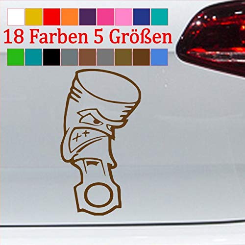 Kolben Aufkleber Tuning Sticker mehr Ps Bi Turbo Hubraum mega Piston JDM 92-Kupfer 20x11cm Kolben Aufkleber Tuning Sticker mehr Ps Bi Turbo Hubraum mega Piston JDM 92-Kupfer 20x11cm von generisch