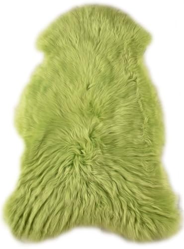 SCHWEDISCHES LAMMFELL Apfel GRÜN GEFÄRBT 110-120 x 60 cm SCHAFFELL ÖKOLOGISCHE GERBUNG VON KUHFELLE online & Nomad von generisch
