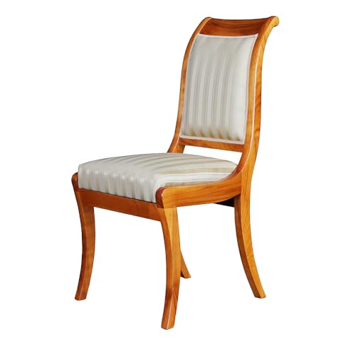 Stilwohnen Biedermeier Stuhl aus Kirschbaum | Originaler Nachbau als hochwertige Handarbeit | Polsterstuhl aus Kirschholz massiv | Esszimmer-Stuhl Holzstuhl mit bequemer Federkern-Polsterung Stilwohnen Biedermeier Stuhl aus Kirschbaum | Originaler Nachbau als hochwertige Handarbeit | Polsterstuhl aus Kirschholz massiv | Esszimmer-Stuhl Holzstuhl mit bequemer Federkern-Polsterung von generisch
