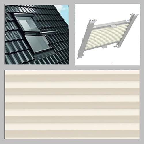 Thermo-Plissee für ältere Dachfenster ROTO 310-319 und 320-329, NATURWEISS 190.21 (7/14 lt. Typenschild) von generisch