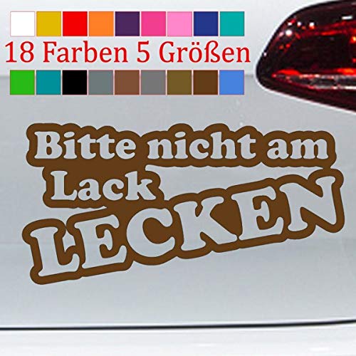 generisch Bitte Nicht am Lack lecken! Aufkleber 17x7cm Fun OEM JDM Dub Tuning Auto Spruch generisch Bitte Nicht am Lack lecken! Aufkleber 17x7cm Fun OEM JDM Dub Tuning Auto Spruch von generisch