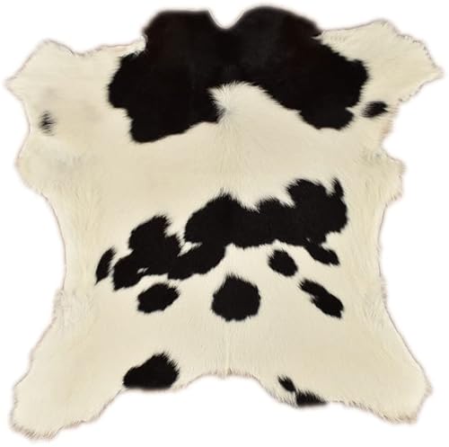 generisch KALBFELL MINI KUHFELL Dunkelbraun SCHWARZ Weiss Natur CA. 60 x 80 cm DEKO Fell VON KUHFELLE ONLINE von generisch