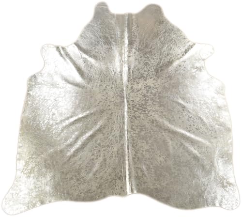generisch Kuhfell Kalbfell Teppich Silber Devore grau ca. 200 x 180 cm echtes Kuhfell echt mit Metallic Effekt von KUHFELLE online generisch Kuhfell Kalbfell Teppich Silber Devore grau ca. 200 x 180 cm echtes Kuhfell echt mit Metallic Effekt von KUHFELLE online von generisch