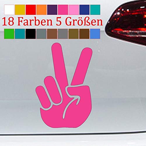 generisch Peace Hand Aufkleber Frieden Liebe Auto Style Tuning Freunde Shocker JDM S-XXL generisch Peace Hand Aufkleber Frieden Liebe Auto Style Tuning Freunde Shocker JDM S-XXL von generisch