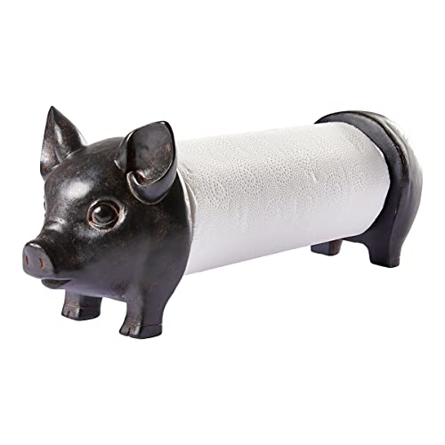 genialo Küchenrollenhalter Schweinerei, Papierrollenhalter Küchenrollen Schwein, freistehend, Kunststoff von genialo