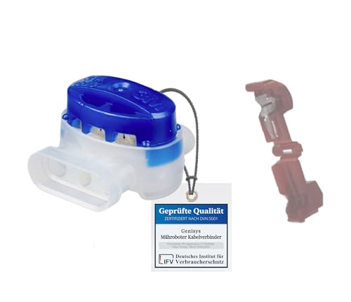 Genisys Kabelverbinder kompatibel mit Husqvarna Automower Draht Anschluss Klemmen Mähroboter - wasserdicht - Original 3M, Inhalt:6x314+3x951 Genisys Kabelverbinder kompatibel mit Husqvarna Automower Draht Anschluss Klemmen Mähroboter - wasserdicht - Original 3M, Inhalt:6x314+3x951 von Genisys